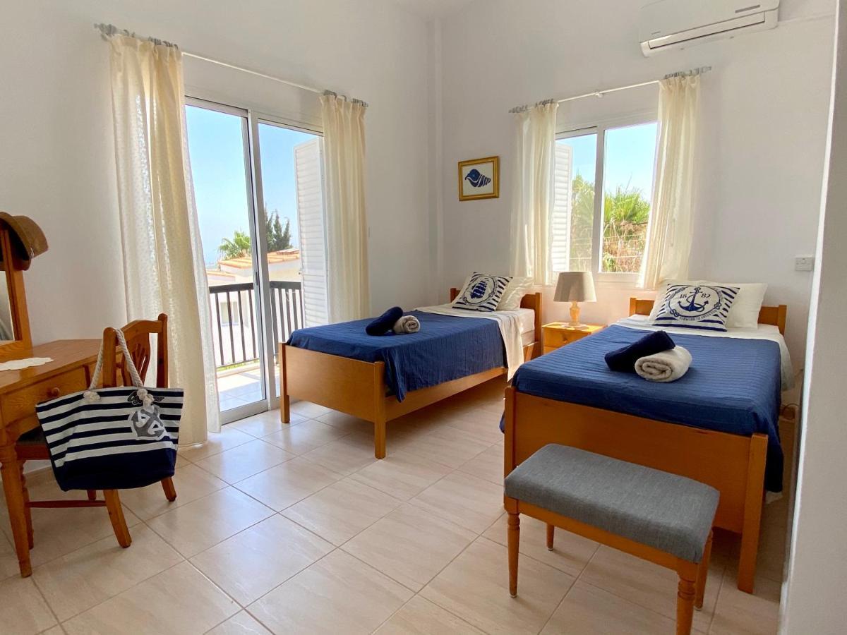 Villa Alicia With Priv Pool, Beautiful Garden And Shady Veranda- 5 Min To The Beach Pegeia Eksteriør billede
